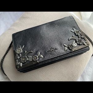 NWOT Coach Callie Foldover Clutch ! Used once !